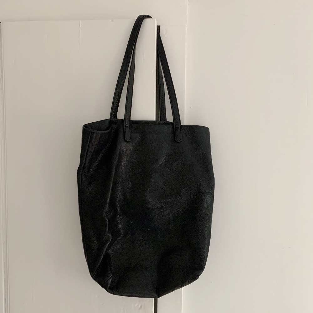 Baggu leather tote bag